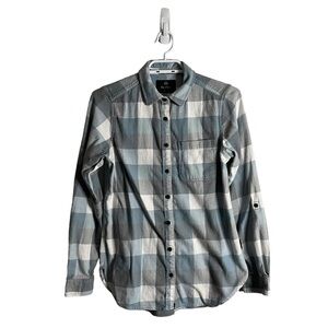 Wind River Women's Blue/White Plaid Button-Down Shirt